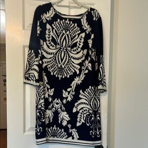 Haani Blue and White Floral Dress